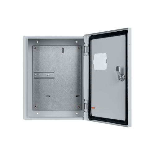 Корпус металлический ЩУ-3ф/1-0 (1 дверь) (395х310х150) IP54 Народный эконом