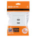 Розетка 2USB порт 2,1А 5В белая 