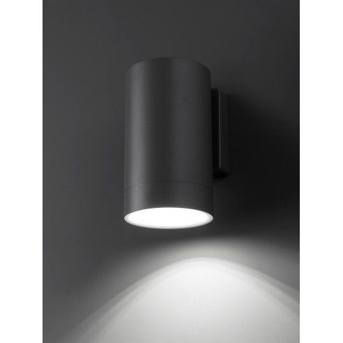 Светильник настенный LED, Соло, 6 Вт, 4000 К, H160 мм, алюм./сер., IP65, TDM