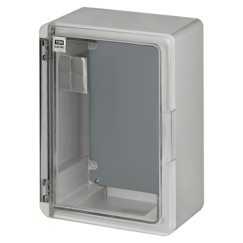 Бокс пластиковый ЩМП-0-2, прозр. крышка, ABS, IP65, от -45 до +75 °С, навесной, (330x250x140) TDM