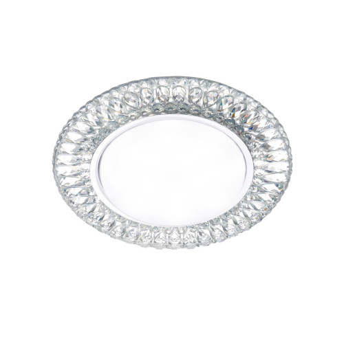 Светильник встраиваемый СВ 03-12 GX53 230В LED подсветка 5 Вт зеркальный/хром TDM