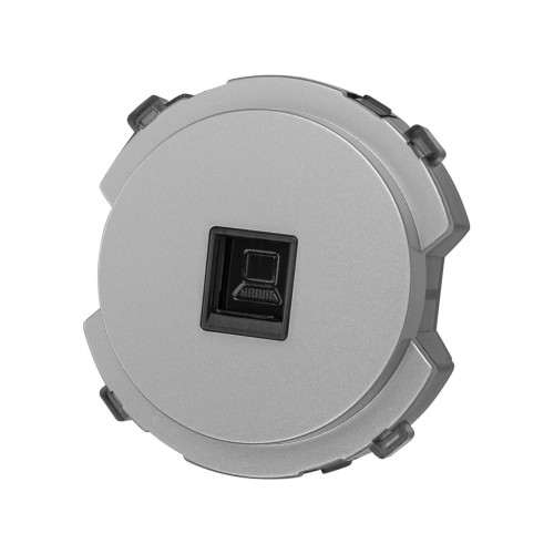 Розетка компьютерная RJ45 платина, 