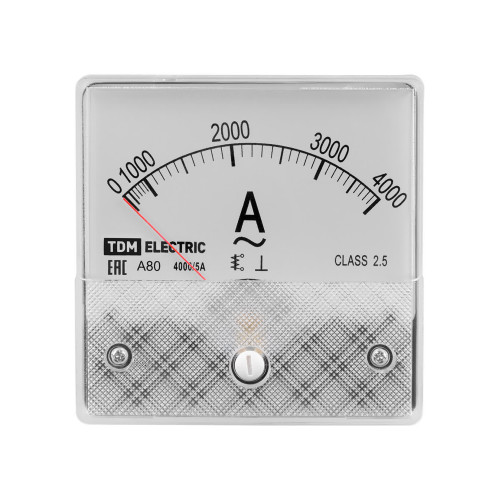 Амперметр А80 4000А/5А-2,5, трансформаторного включения, (поверенный), TDM