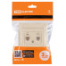 Розетка телефонная RJ11 + компьютерная RJ45 сл. кость 