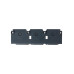Заглушка клеммная короткая 3Р ЗКК-1 IP20 для ВА89-32/33/35 TDM (комплект 2 шт.)