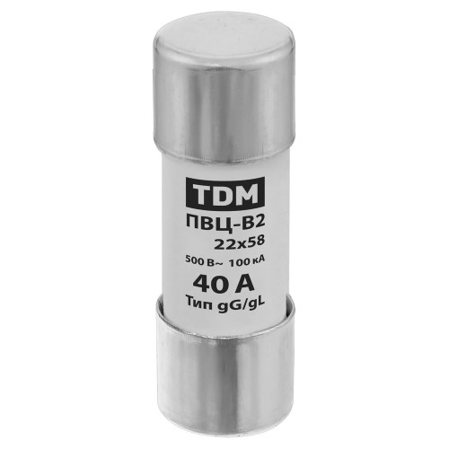 Плавкая вставка ПВЦ-В2 22х58 40А TDM