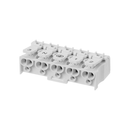 Клемма пружинная соединительная КСП5-3L+N+PE, 16 A TDM