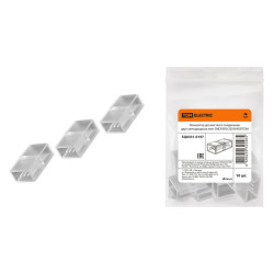 Коннектор для жесткого соединения двух светодиодных лент SMD5050-220 В-RGB TDM