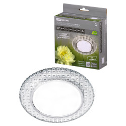 Светильник встраиваемый СВ 03-17 GX53 230В LED подсветка 5 Вт зеркальный/хром TDM