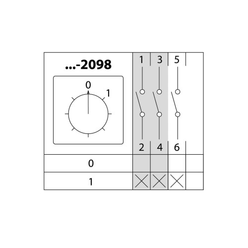 Переключатель кулачковый КПУ38У-10 /2098 