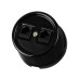 Розетка двойная компьютерная RJ45 черная «Болонь» TDM