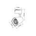 Светильник трековый однофазный LED TRL-02-045-NW 45 Вт, 24°, 4000 К, 90 Ra, белый, TDM