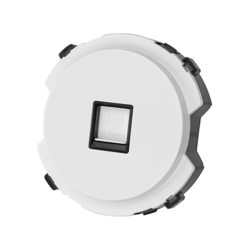 Розетка компьютерная RJ45 белая, 