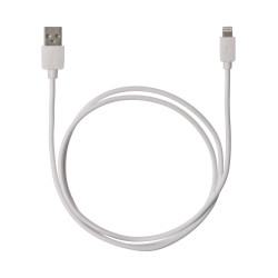 Дата-кабель, ДК 6, USB - Lightning, 1 м, белый, TDM