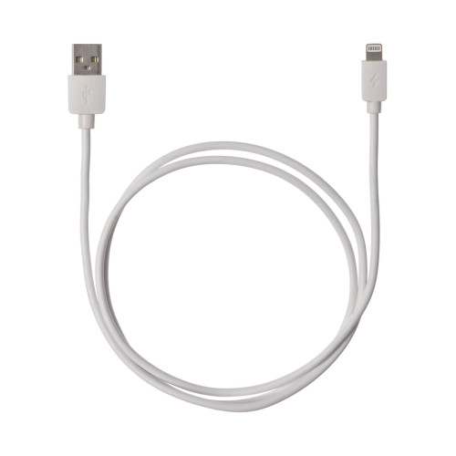 Дата-кабель, ДК 6, USB - Lightning, 1 м, белый, TDM