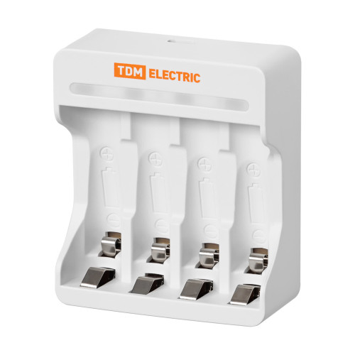 Зарядное устройство 2044 (200 mA 4 слота АА/ААА 4 кан. USB) TDM