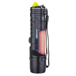 Фонарь автомоб. универс., 6 Вт CREE+3 Вт COB,1x18650 2200 мА*ч, магн., подвес, USB, стропорез,TDM