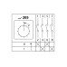 Кулачковый переключатель КПУ11-10/205 (1-2 2р (возврат)) TDM