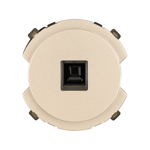 Розетка компьютерная RJ45  шампань, 