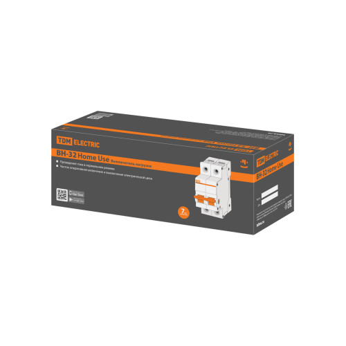 Выключатель нагрузки (мини-рубильник) ВН-32 2P 63A Home Use TDM