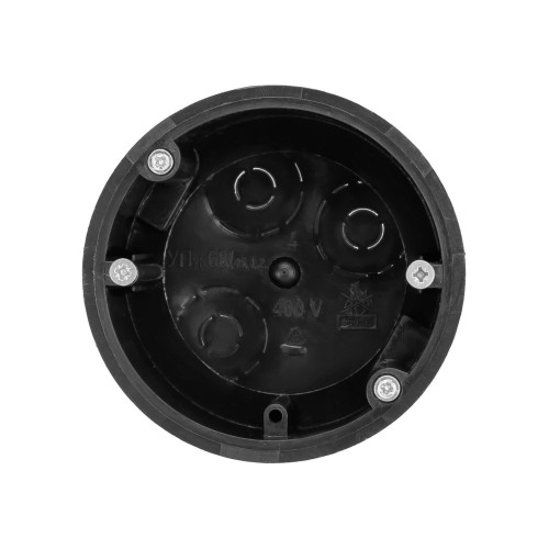 Установочная коробка СП D73х45мм, саморезы, метал. лапки, IP20, TDM