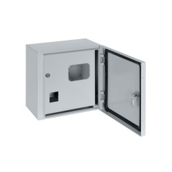 Корпус металлический ЩУ-1ф/1-1 (2 двери) (310х300х150) IP54 Народный эконом
