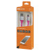 Дата-кабель, ДК 20, USB - USB Type-C, 1 м, силиконовая оплетка, розовый, TDM