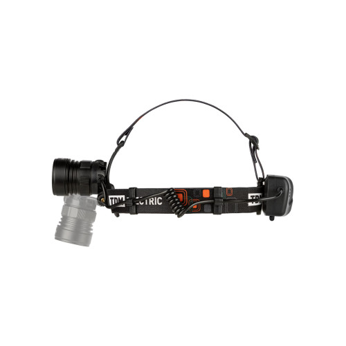 Фонарь «Налобный 12» аккум., 5 Вт CREE+3 Вт COB, Li-Ion 3,7 В 2x18650 2,4 А*ч, 650 лм, USB, TDM