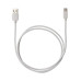 Дата-кабель, ДК 5, USB - USB Type-C, 1 м, белый, TDM