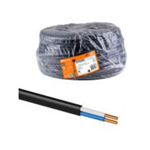 Кабель ВВГ-П нг(А)-LS 2х2,5 ок(N)-0,66 ГОСТ (90м) TDM