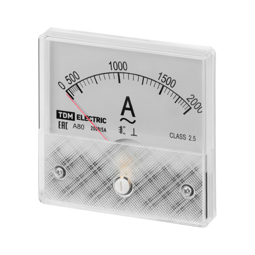 Амперметр А80 2000А/5А-2,5, трансформаторного включения, (поверенный), TDM