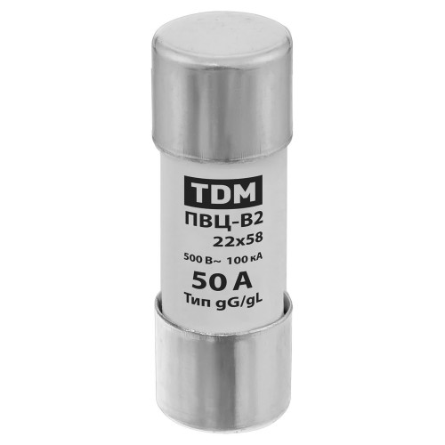 Плавкая вставка ПВЦ-В2 22х58 50А TDM