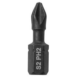 Набор бит PH2x25, односторонних, сталь S2, Е 1/4