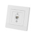 Розетка компьютерная RJ45 белая 