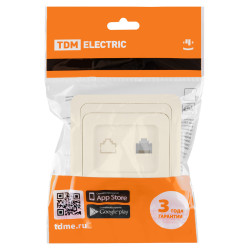 Розетка компьютерная RJ-45 сл. кость 