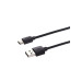Дата-кабель, ДК 2, USB - USB Type-C, 1 м, черный, TDM