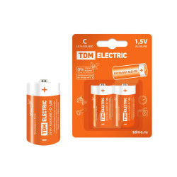 Элемент питания LR14 C Alkaline 1,5V BP-2 TDM