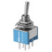 Переключатель-тумблер MTS-203-A2 Micro 2P 250В AC/DC 3А (6c) ON-OFF-ON с фиксацией TDM