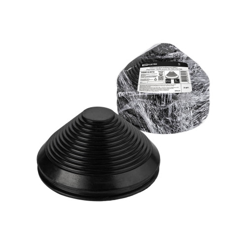 Кабельный ввод мембранный КВМП-1 (Пирамидка 100/89), резина, RAL9005, IP54 TDM