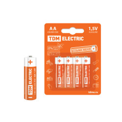 Элементы питания LR6 AA Alkaline 1,5V BP-4 TDM