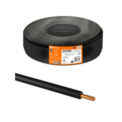 Провод ПуВнг(А)-LS 1х4,0 ГОСТ (100м), черный TDM