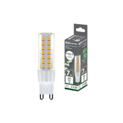Лампа светодиодная G9-7 Вт-230 В-6500 К, SMD, 17,5x65,5 мм TDM