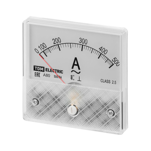 Амперметр А80 500А/5А-2,5, трансформаторного включения, (поверенный), TDM