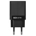 Сетевое зарядное устройство, СЗУ 8, Quick Charge 3.0, 3 А, 2 USB, черный, TDM
