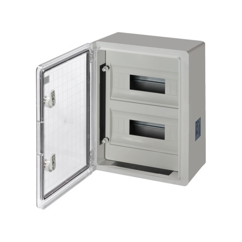 Бокс ЩРН-П-24 модуля, прозр. крышка, ABS, IP65, от -45 до +75 °С, навесной, (300х400х170) TDM